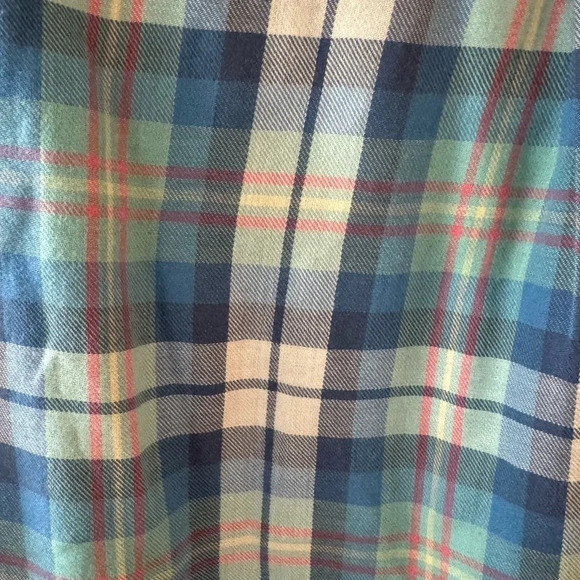 VINEYARD VINES Slim Fit Tucker Shirt Long Sleeve Button Down Blue Plaid- Large - Picture 5 of 12